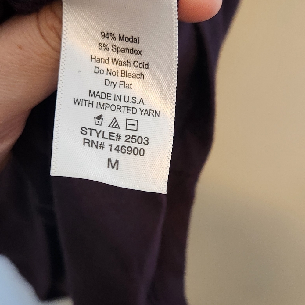 41 Hawthorn Women's Dark Purple Tunic - Picture 3 of 6